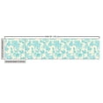 thumbnail image 3 of Ambesonne Floral Fabric by the Yard Upholstery, Oriental Blooming, 1 Yard, Champagne Pale Blue, 3 of 5