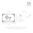 thumbnail image 5 of Koyal Wholesale 56-Pk RSVP Postcards for Wedding Art Deco Frame Cardstock Response Reply Cards, "4 x 6", 5 of 5