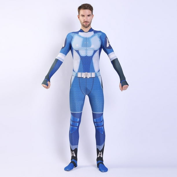 Los niños Cosplay disfraces mono 3D Spandex Zentai adultos los siete Homelander a-tren el profundo Starlight mono HalloweenUn trenS Deng Xun unisex
