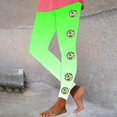 thumbnail image 2 of Jinhomg Womens Stretchy Leggings Fashion St Patricks Day Graphic Tights Buttery Soft Comfy Ankle Length High Waist Holiday Yoga Pants Sales Today Clearance Army Green L, 2 of 5