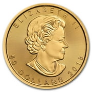 2018 Canada 1 oz Gold Maple Leaf BU
