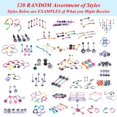 thumbnail image 4 of BodyJ4You 156PC Body Piercing Kit Lot 14G 16G Black Belly Ring Tongue Tragus RANDOM Mix Jewelry, 4 of 6
