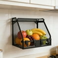 thumbnail image 5 of TIEVOSA Wall Mounted Kitchen Fruit Stackable Vegetable Organizer Shelf for And, 5 of 5