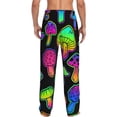 thumbnail image 3 of Xecao Bright Mushrooms Men's Straight Lounge Pajama Pants: The Ultimate in Comfortable Sleepwear, 3 of 9