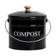 thumbnail image 1 of Compostador de cocina, contenedor de filtro de tapa, compostador de encimera, sin olor negro, 1 of 9