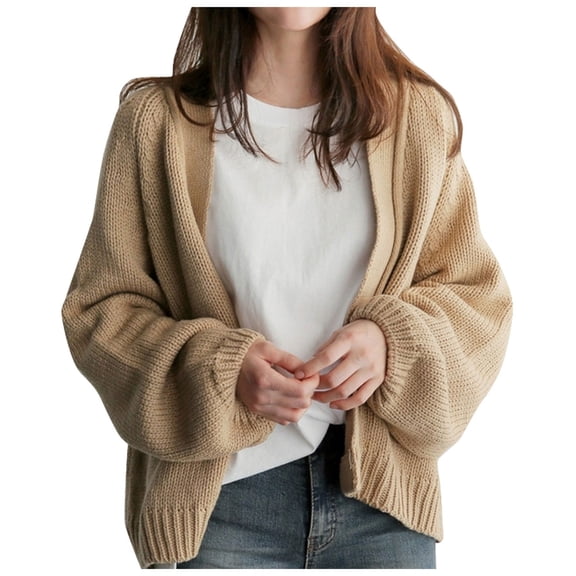 Women Spring And Autumn Foreign Trade Korean Sweater Women's Loose Casual Tops Border Sweater Cardigan