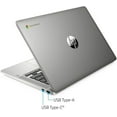 thumbnail image 3 of HP Chromebook 14" 4GB 64GB Intel N5000 X4 1.1GHz Chrome OS, Silver, 3 of 6