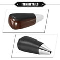 thumbnail image 5 of Automatic Gear Shift Knob for Toyota Land Cruiser 2003-2021 Faux Leather Plastic Drilled Grain Pattern, 5 of 7