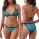 thumbnail image 3 of Fotbe Blue to turquoise Traje de Baño para Mujer de Dos Piezas – Bikini Sexy de Tirantes Tipo Halter con Diseño Triangular, 3 of 6