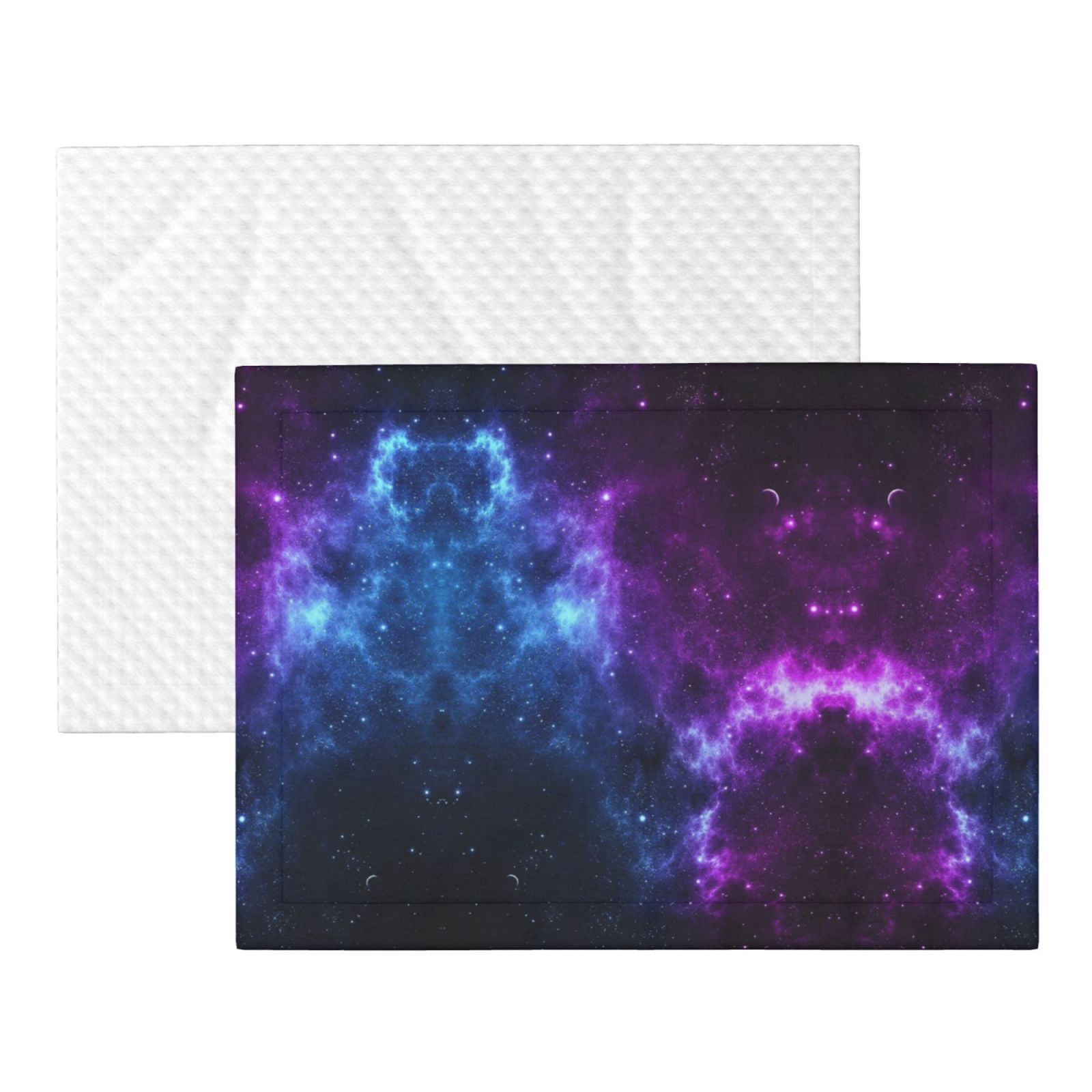 Flannel Throw Dog Blanket Universe Nebula Galaxy Soft Warm Print Pet Blankets for Small Dog Cat Puppy