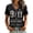 Black-A#40805aa, variant on AHMOMEI Women 9.11 25th Anniversary Shirt Never Forget 911 Tshirts American Flag Courage Hope Memorial Day Women's Short Sleeve Tops 6XL