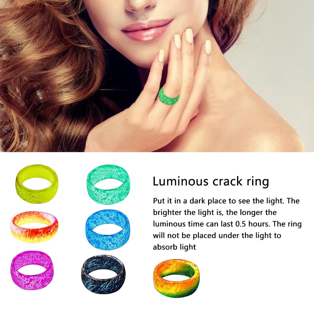 Xingzhi Unisex Ring Glow In Dark 