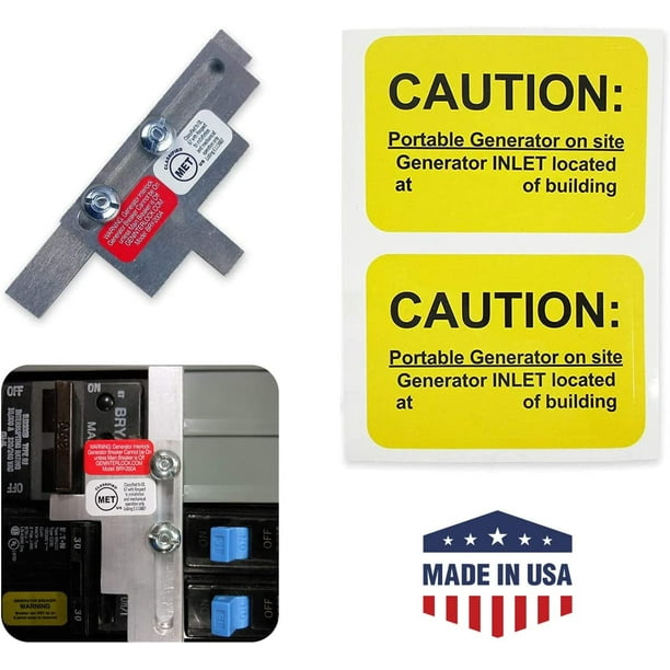 BRY200A Bryant Generator Interlock Kit 150 or 200 amp Main Breaker