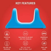 PSO-RITE Psoas Muscle Release and Deep Tissue Massage Tool - Psoas, Back, Hip Flexor Release Tool - Ocean Blue