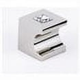 thumbnail image 3 of Swarovski Crystal Square Knob, Polished Chrome, 1" H x 1" W x 1" D, 3 of 3