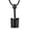 Black-Necklace, variant on Car Parts Stainless Steel Piston Cremation Urn Necklace For Men Keepsake Memorial Jewelry Hold Ashes