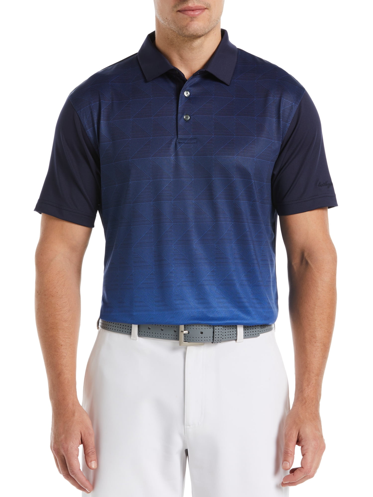 Ben Hogan Performance Men's Fading Geo Print Golf Polo Shirt