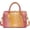 1-colored Azalea, variant on NCY Top-Handle Crocodile Purses For Women Crossbody Leather Bags Trendy Large Capacity Tote with Shoulder Strap