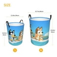 thumbnail image 3 of Johaoi Bluey Pattern Round Large Laundry Basket -Storage Basket - Toy Storage Basket, Perfect as Hamper, Kids Room Storage, and Toy Containment-Small, 3 of 6