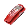 thumbnail image 4 of Ccdes Teléfono Fijo,Teléfono FSK/DTMF Identificador de Llamadas, Teléfono con Cable, Teléfono Puesto en Línea Fija, Teléfono de Extensión de Moda para Casa(Rojo), 4 of 8