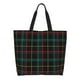 thumbnail image 1 of Disketp Buffalo Plaid Dark Green Bolsa Tote Estampada para Mujer, Bolso de Hombro y de Mano para Compras y Viajes, 1 of 8