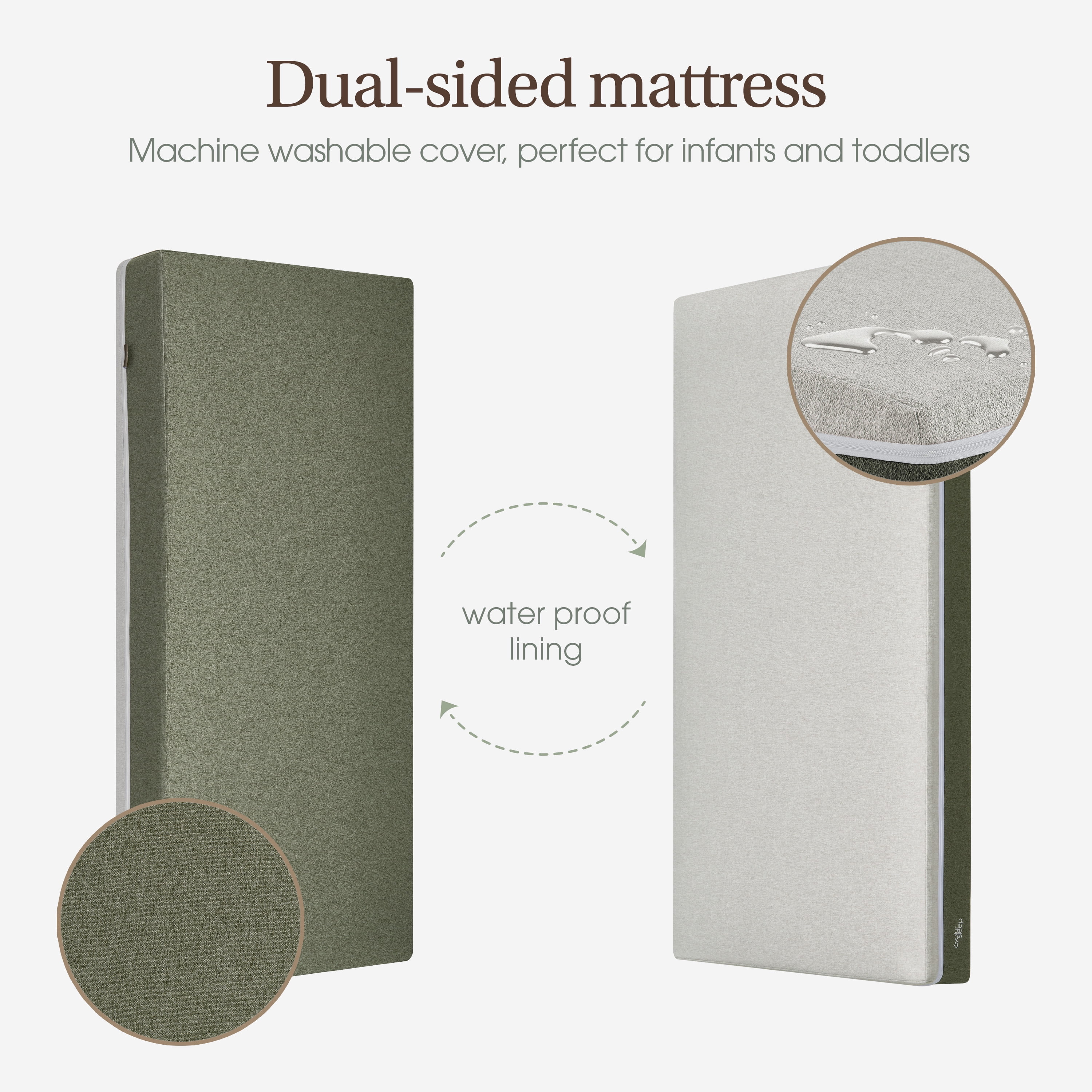 PureSprout Light 5" Mattress | Green