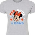 thumbnail image 3 of Disney - Minnie Red White And Bows - Juniors Fitted Graphic T-Shirt, 3 of 5