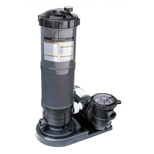 Swimline Système de Filtration à Cartouche 70 Pi2 Sure Flo AG Piscine avec Pompe et Couvercle
