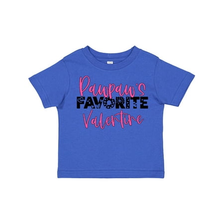 

Inktastic Pawpaw s Favorite Valentine Gift Toddler Boy or Toddler Girl T-Shirt