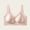 Pink, variant on Swuxness Women's Push Up Wireless Bras Solid Color Back Closure Support for Side Breast and Sagging