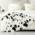 thumbnail image 2 of Twin Size Cow Print Blanket for Bed, Soft Warm Blanket and Throws for All Seasons, Plush and Cozy, 60"x80", 2 of 6