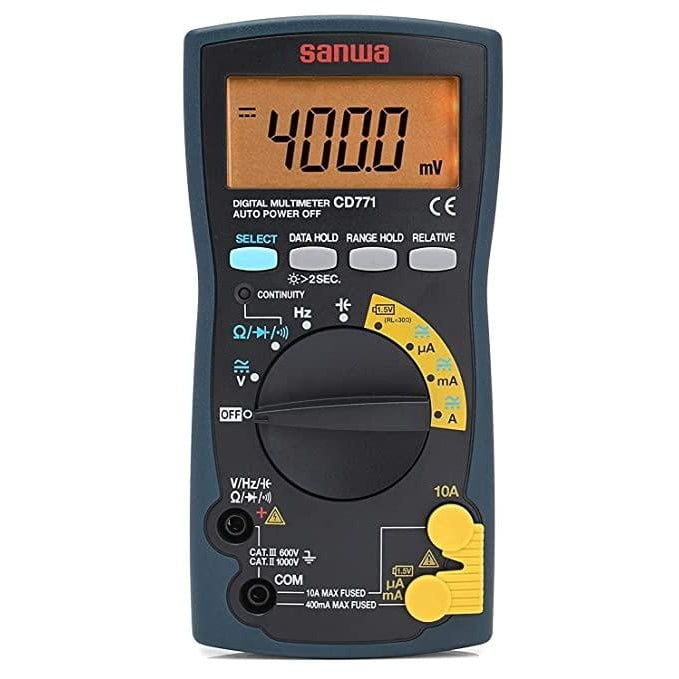 Sanwa Electric Instruments CD771 Digital Multimeter with Backlight