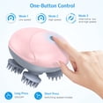 thumbnail image 6 of OTIA Electric Scalp Massager, Pet Massager, Waterproof Handheld Pet Massager for Dogs and Cats(Pink), 6 of 10