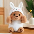 thumbnail image 7 of KUFptva Stuffed Bear Toy Cartoon Bear Figure Soft Toy Room Emotion Appease for Toddlers Girls Office Ornaments, 7 of 7