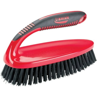 Long Handle Floor Cleaning Brush (with 1.25m Stick) Hard-24 Red