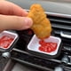 thumbnail image 4 of Papas fritas Soporte de salsa de tomate en la bandeja de aire de la bandeja de ventilación de aire Copa de inmersión Contenedor de almacenamiento Accesorios de viaje Negro Inevent VI012679-03B, 4 of 7