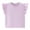 Purple, variant on YOUYEDIAN Toddler Girls Ruffle Sleeve T Shirt Puff Short Sleeve Basic Tank Top Blouse Plain Solid Kids Casual Clothes (Beige, 9-10 Years)