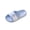Sky Blue, variant on CYRBOKO Girls Slippers, Non-Slip Cozy Indoor Bathroom Open Toes Kids Slippers White Size 1-1.5 (Big Kids)