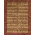 thumbnail image 1 of Ahgly Company Indoor Rectangle Abstract Chocolate Brown Abstract Area Rugs, 7' x 10', 1 of 6