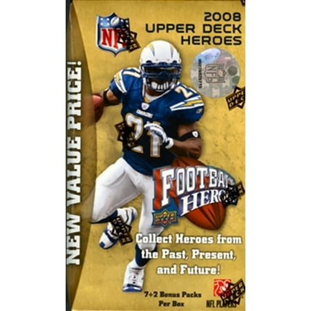 2008 Upper Deck Heroes Football Blaster Box
