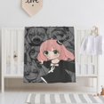 Anya Anime Baby Blanket, Cute Cartoon Ultra Soft Cozy Flannel