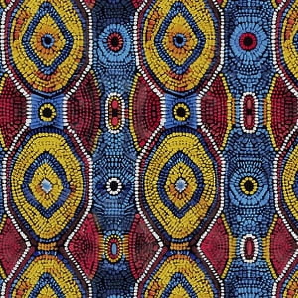 1 Yard 100% Cotton Masai Bead 2, Multi-color, 44" Wide for Quilting & Sewing by David Textiles