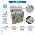 thumbnail image 7 of Hokiten Table Runners 36 Inches Long Dress Scarves, Teal Orange Boho Farmhouse Kitchen/Dining Table Runner, Short Coffee Tablerunners, Middle Century Geometric Abstract 13x36 Inch, 7 of 7