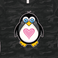 thumbnail image 4 of Inktastic Valentines Day Penguin Love Heart Gift Women's T-Shirt, 4 of 5