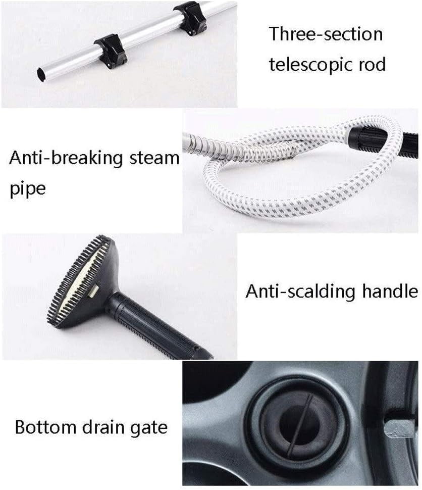Garment Steamer, Travel Steamer, Handheld Fabric Steamer 30s Fast Heat-up,Wrinkle Remover, Portable Fabric Steam Iron for Home and Travel