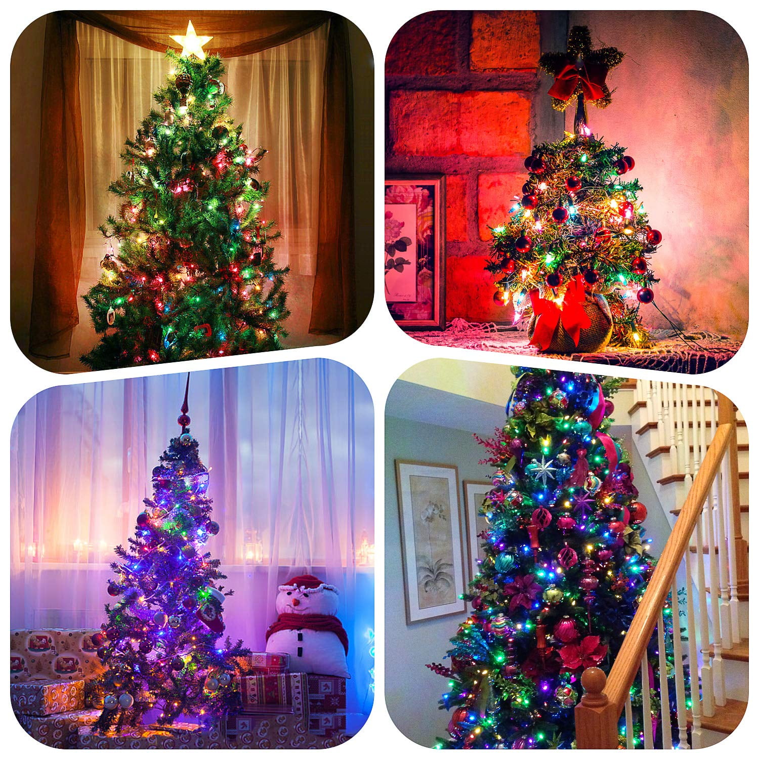 addlon Christmas Decorations Lights, 306 LED IP65 Waterproof Star Chri –  Addlon