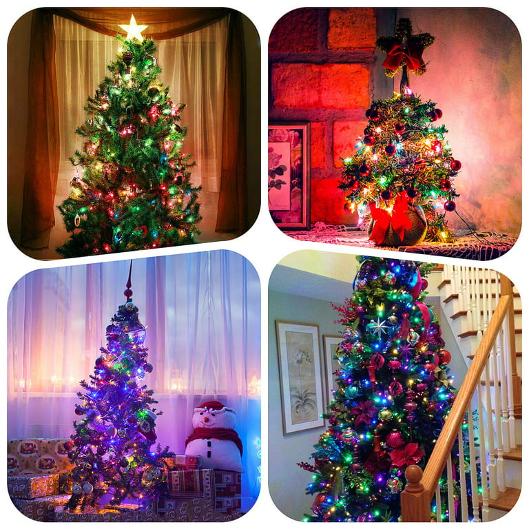 Easy Loop Multicolor Christmas Tree Lights With Remote Control 14 functions