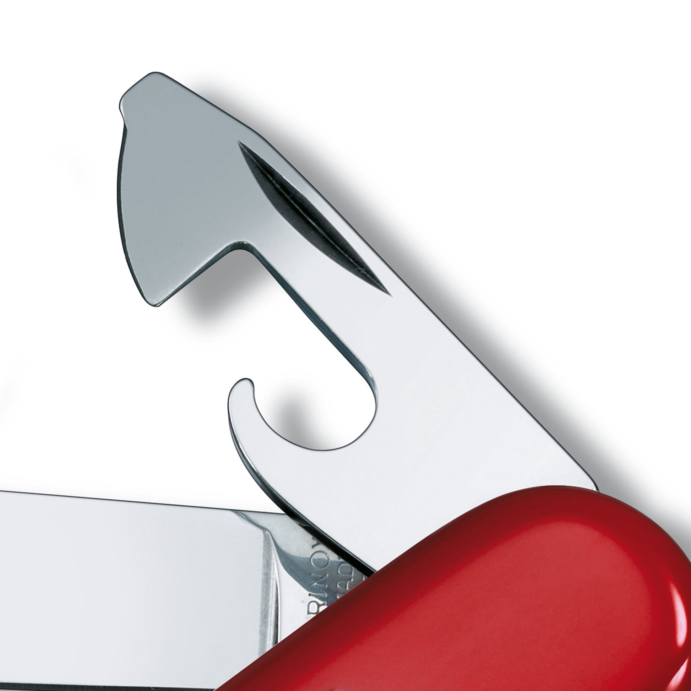 Victorinox Camper Swiss Army Knife, 13 Function Pocket Knife with Large Blade, Screwdriver, Tweezers and Wood Saw - Red, Blister