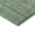 thumbnail image 3 of Addison Rugs Mayfield Premium Machine Washable Transitional Stripes Aqua Rectangle Rug, 2'6" X 3'10" Machine Washable Transitional Stripes Aqua Oversized Sherpa Throw Blanket, 3 of 7