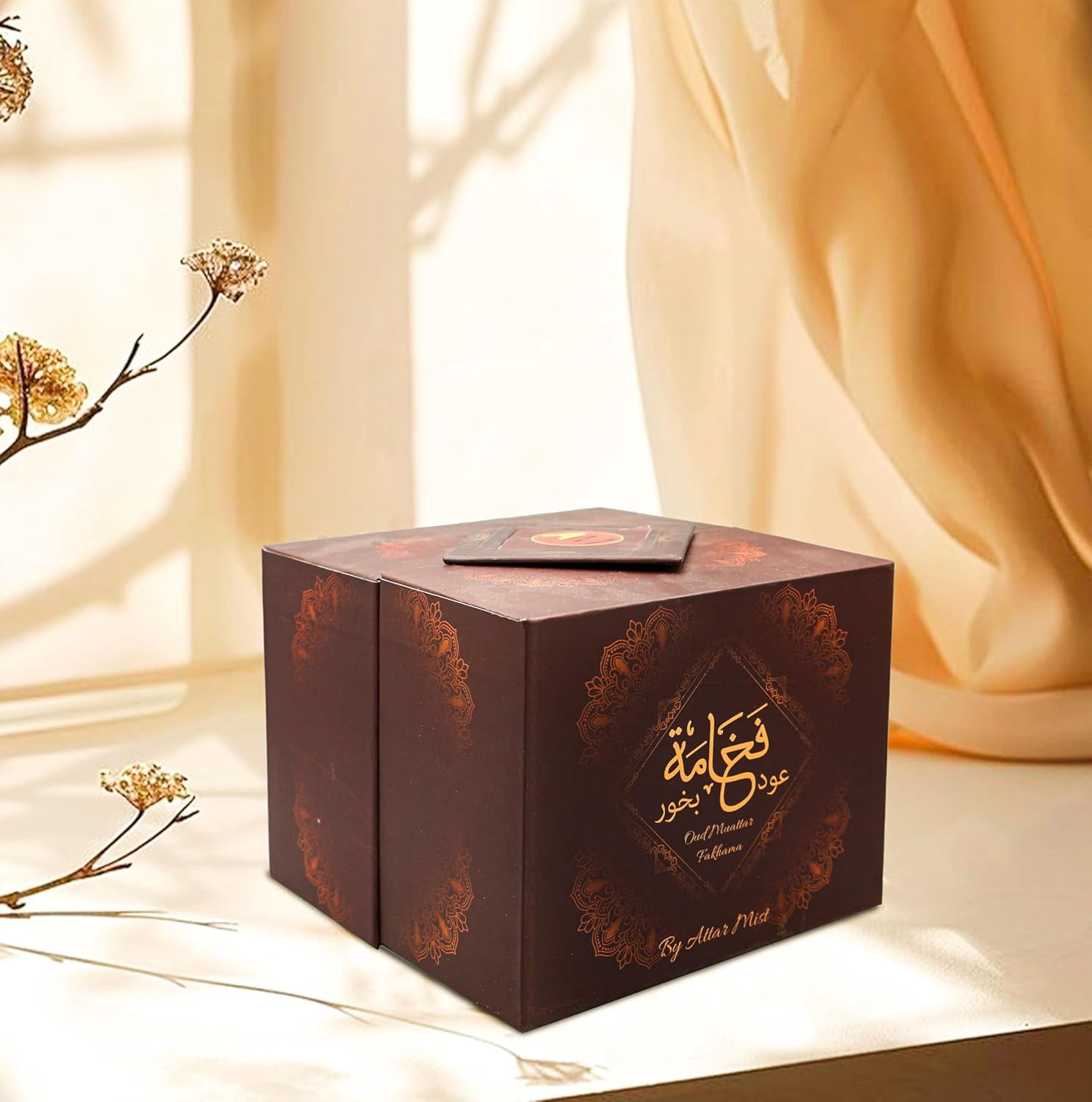 AM Oud Wood Incense Charcoal Chips - Agarwood | Oudh Bakhoor Fakhama | Arabian Oud Sticks | Inciensos Aromaticos para La Casa | Long Lasting Fragrance | Use for Meditation and Relaxation - 40gm